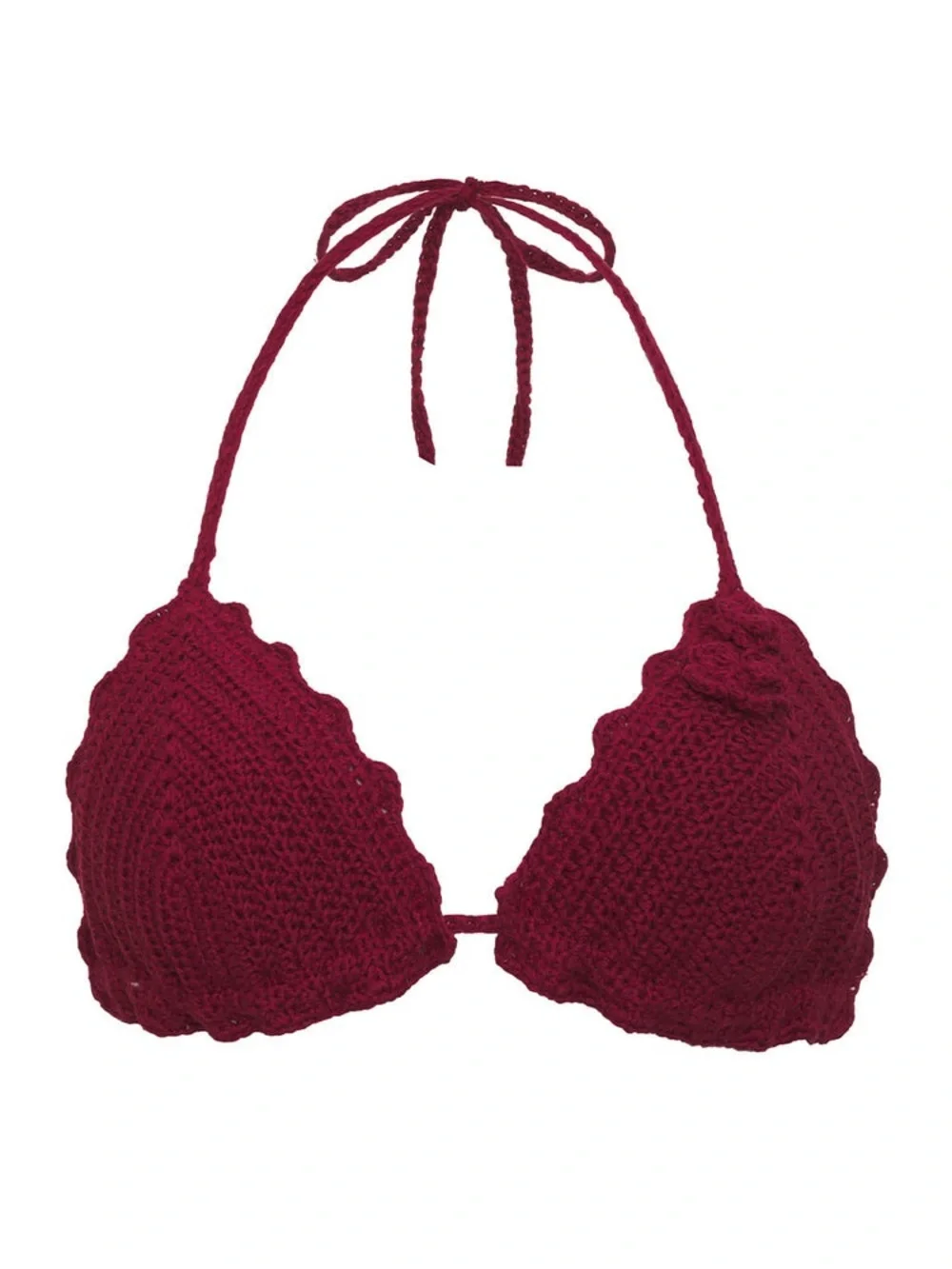 NWOT RARE FRANKIE’S BIKINIS Chloe Top & Mackenzie Bottoms Bikini Set in Ruby